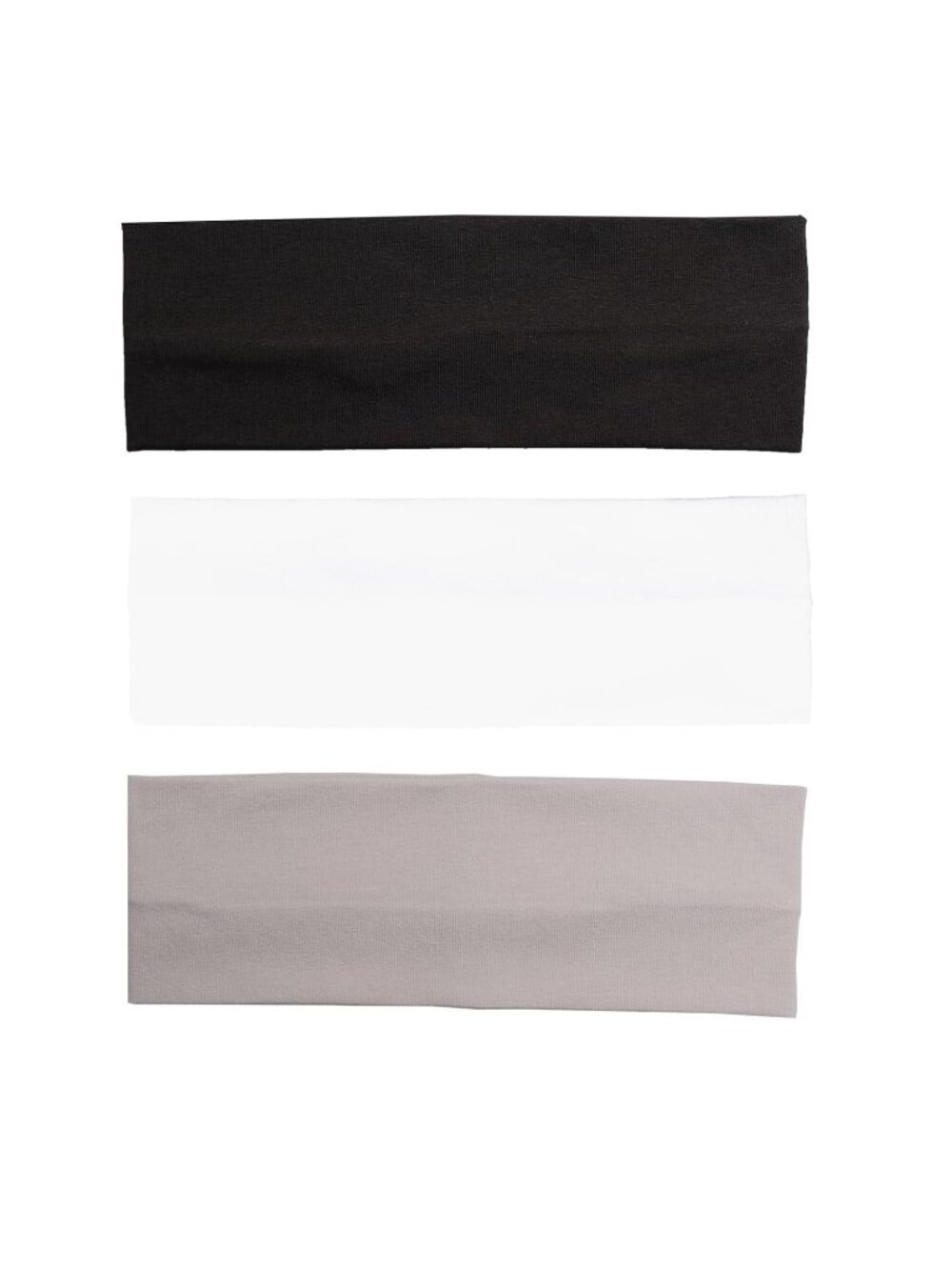 Women's Multicolor 3 PCS Cotton Non Slip Hair Bands Sweat Thick Hair Accessories